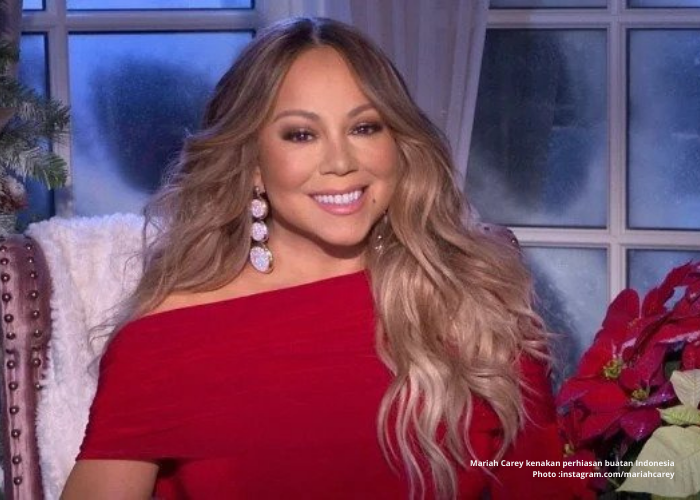 Bangga! Mariah Carey Pakai Perhiasaan Buatan Indonesia