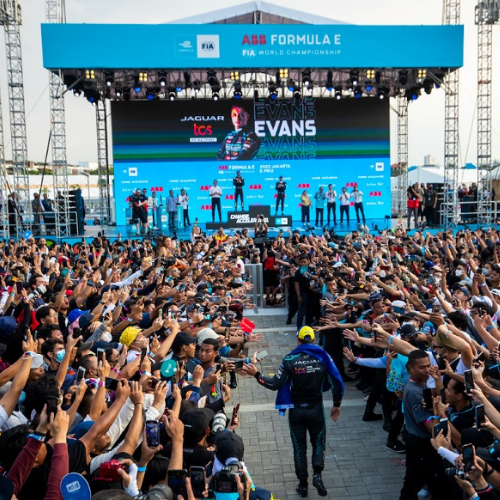 Mitch Evans Catatkan Rekor Jadi Pemenang Pertama Formula E Jakarta 2022
