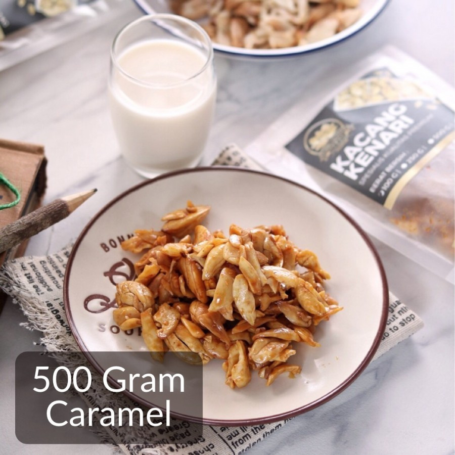 500 Gram Caramel Roasted Kenari Nuts