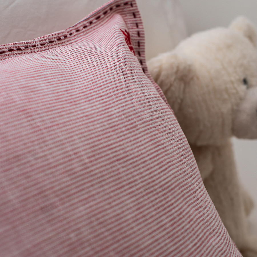 Cushion Cover Stripe Sedap Malem - Pink