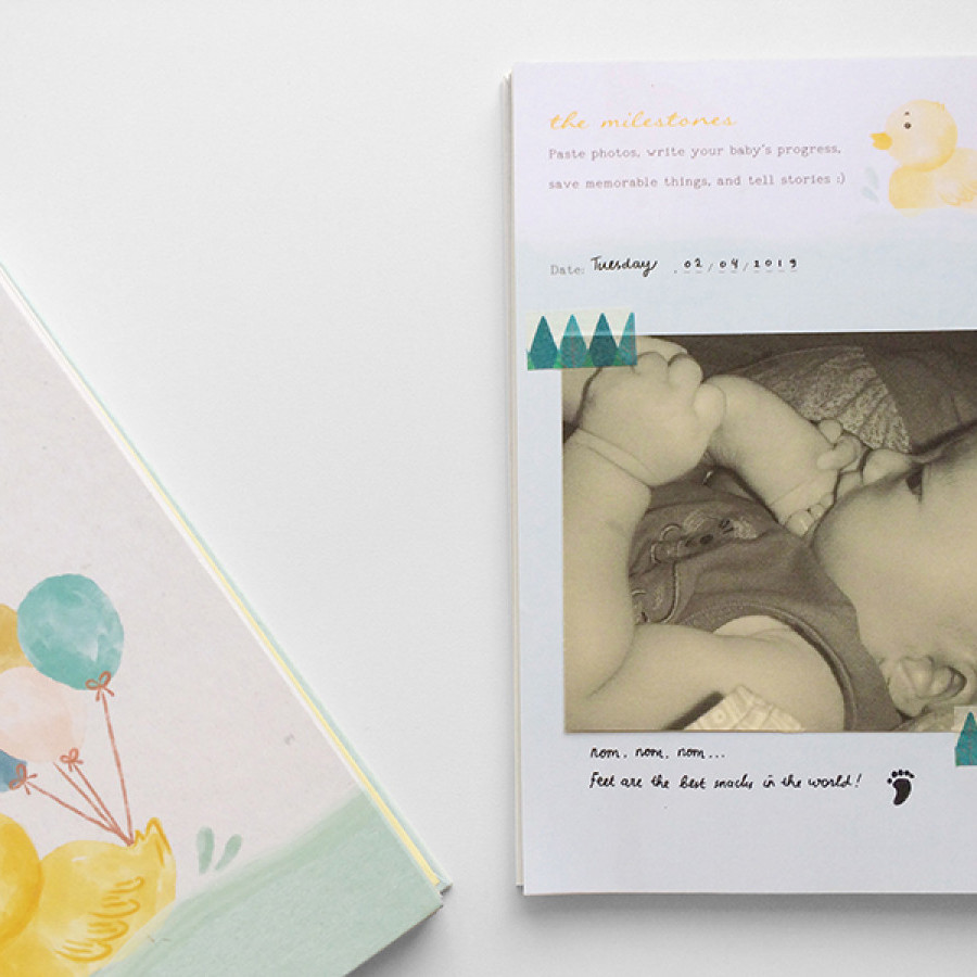 Dear Baby - Pregnancy & Baby Journal, Jurnal Kehamilan, Buku Bayi