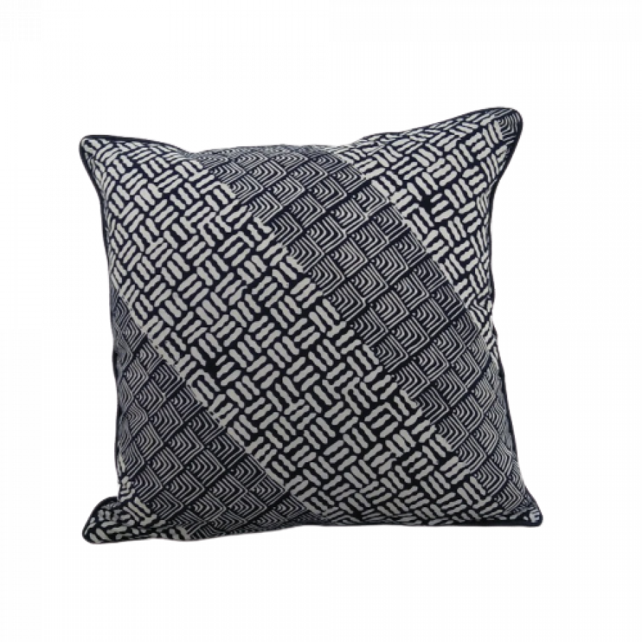CC4 - Batik Mix Denim Cushion Cover