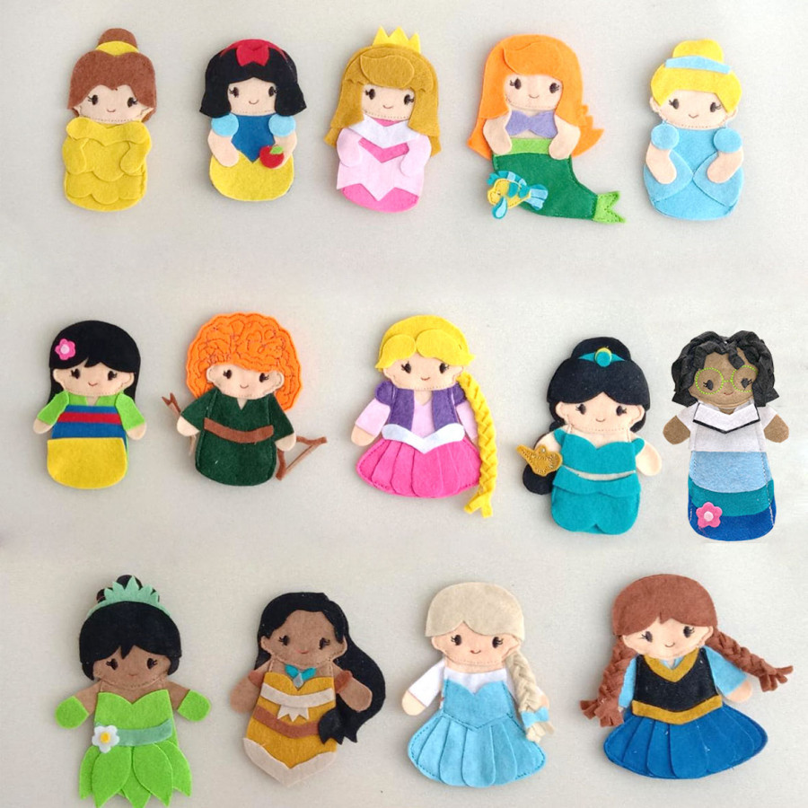 Finger Puppet Princess Series