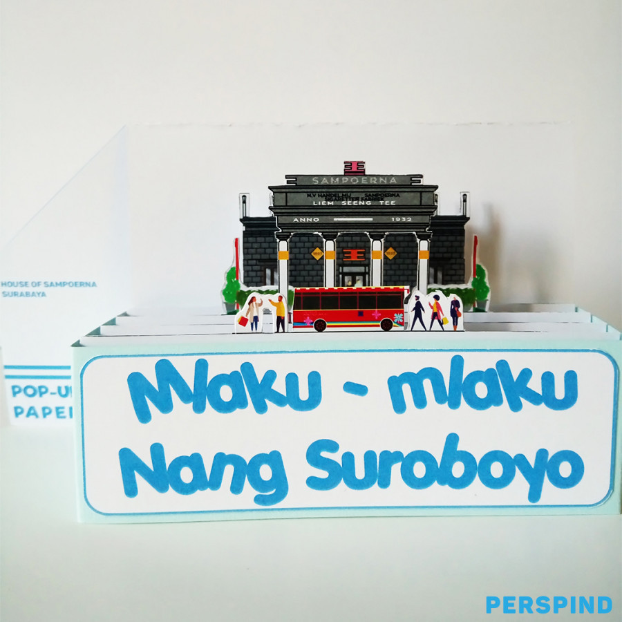 Pop Up Paper House of Sampoerna Surabaya