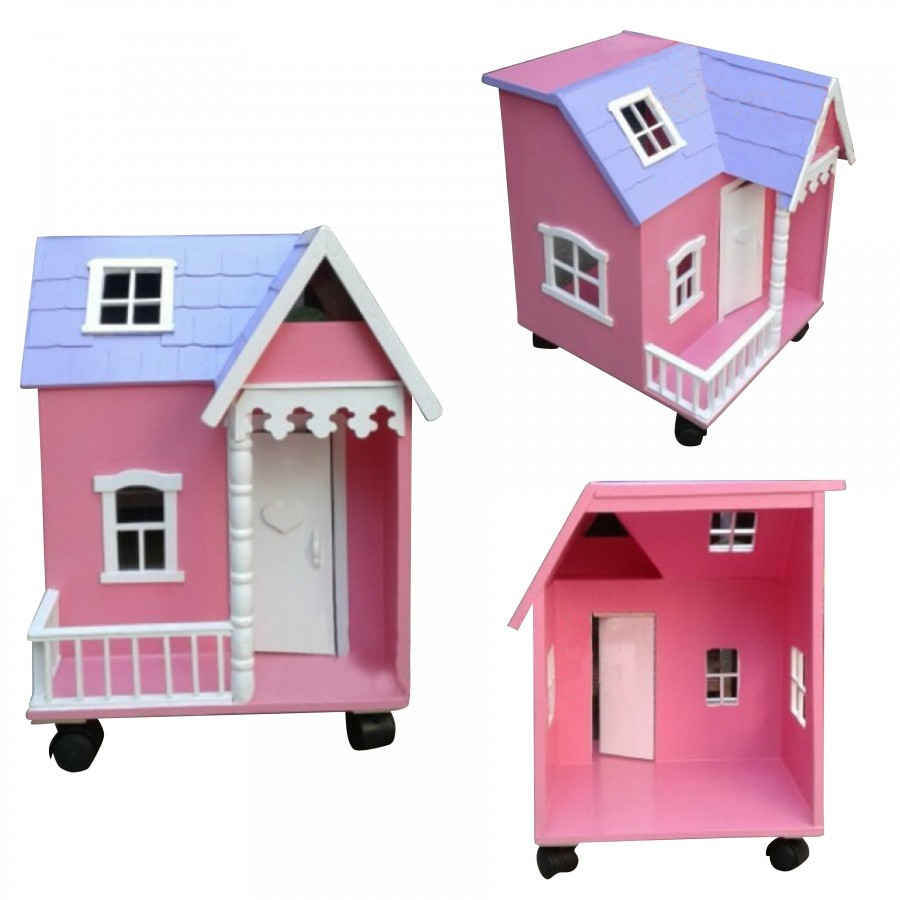  Mainan  Anak Rumah  Barbie  Mini Dollhouse Ku Ka
