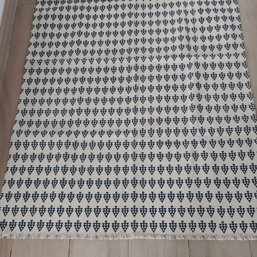 Rug Lantai Canvas Rumbai