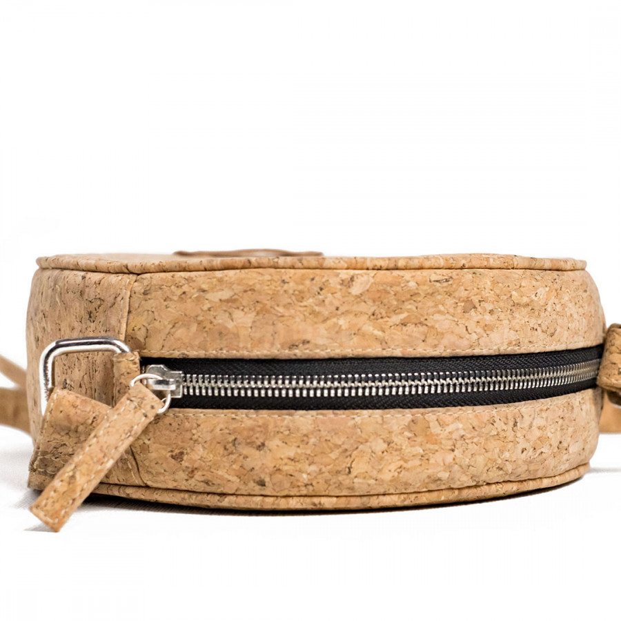 Larasati / Circle cork sling bag / LightenUp