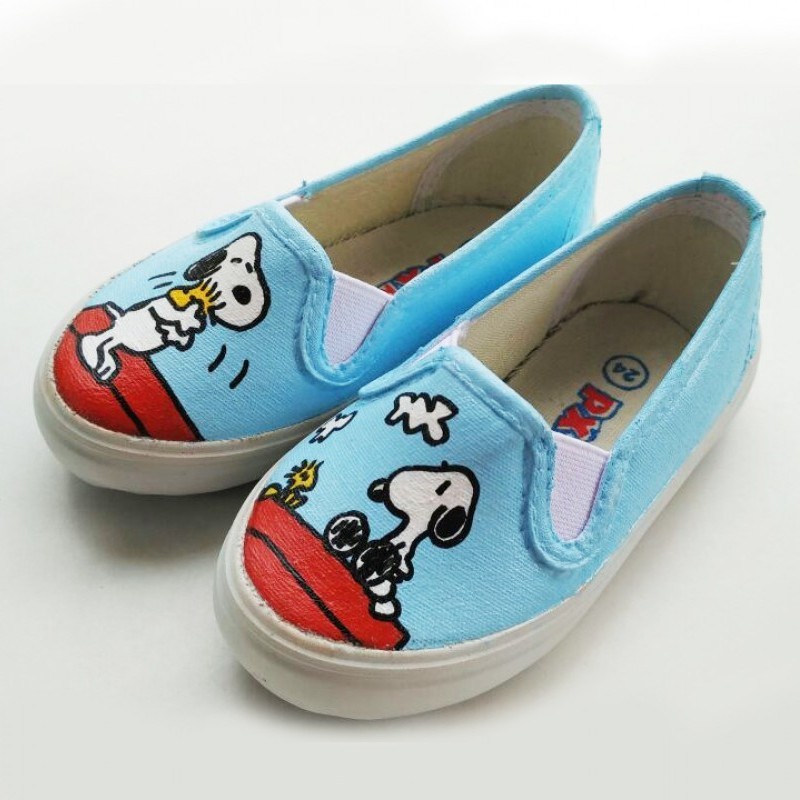 Sepatu Lukis Dewasa Snoopy & Woodstock