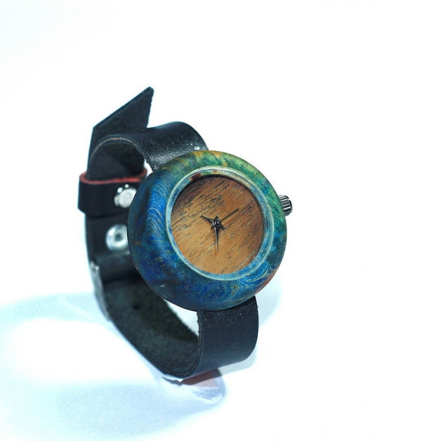 Stabwood watch jam tangan kayu burl ambyona