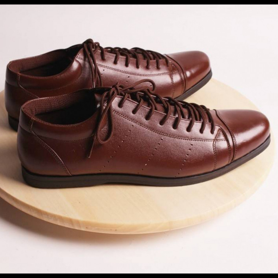  Sepatu  Sneakers Handmade Pria  Casual  Kulit Asli Boston 