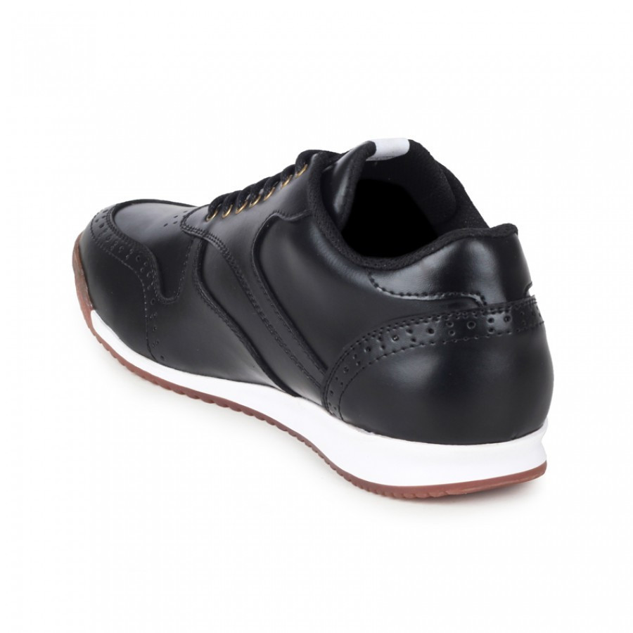 FOSTER BLACK | Navara Footwear | Sepatu Sneakers/Casual Pria Original