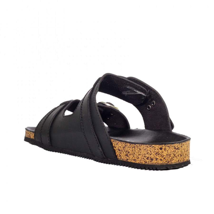 Gabriel Full Black | Zensa Footwear Sandal Jepit Pria Casual