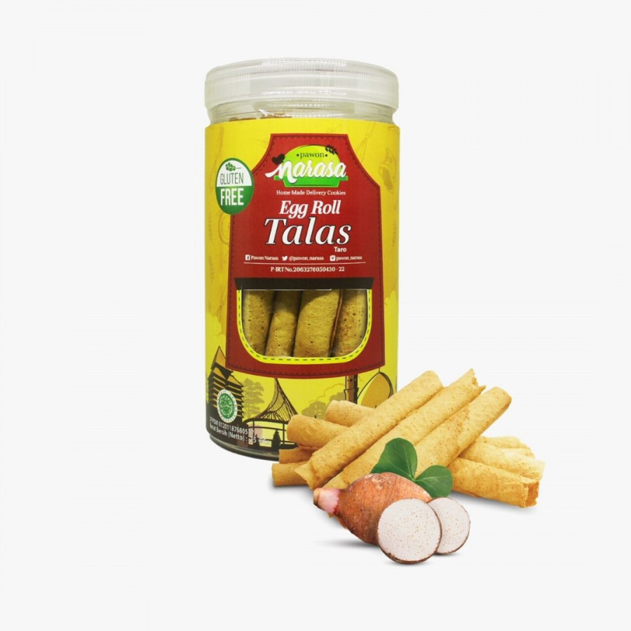 Snack Gluten Free Egg Roll TALAS - Toples - Pawon Narasa