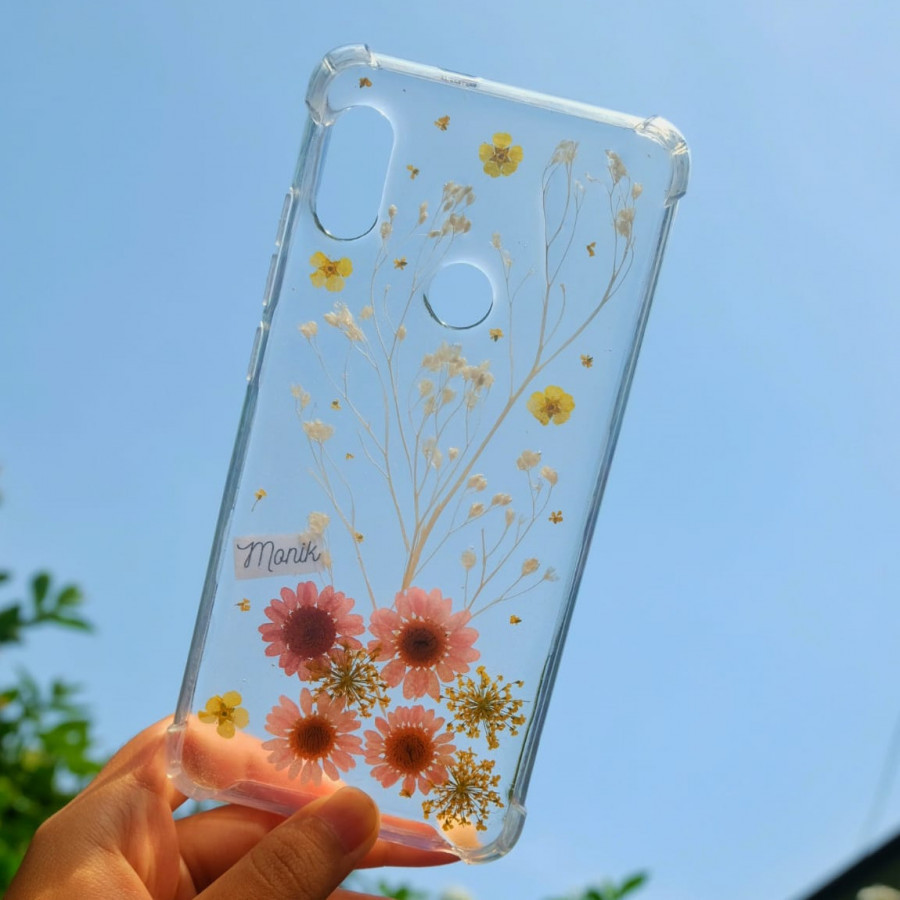 real flower case