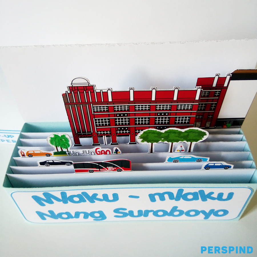 Pop Up Paper Gedung Siola Surabaya