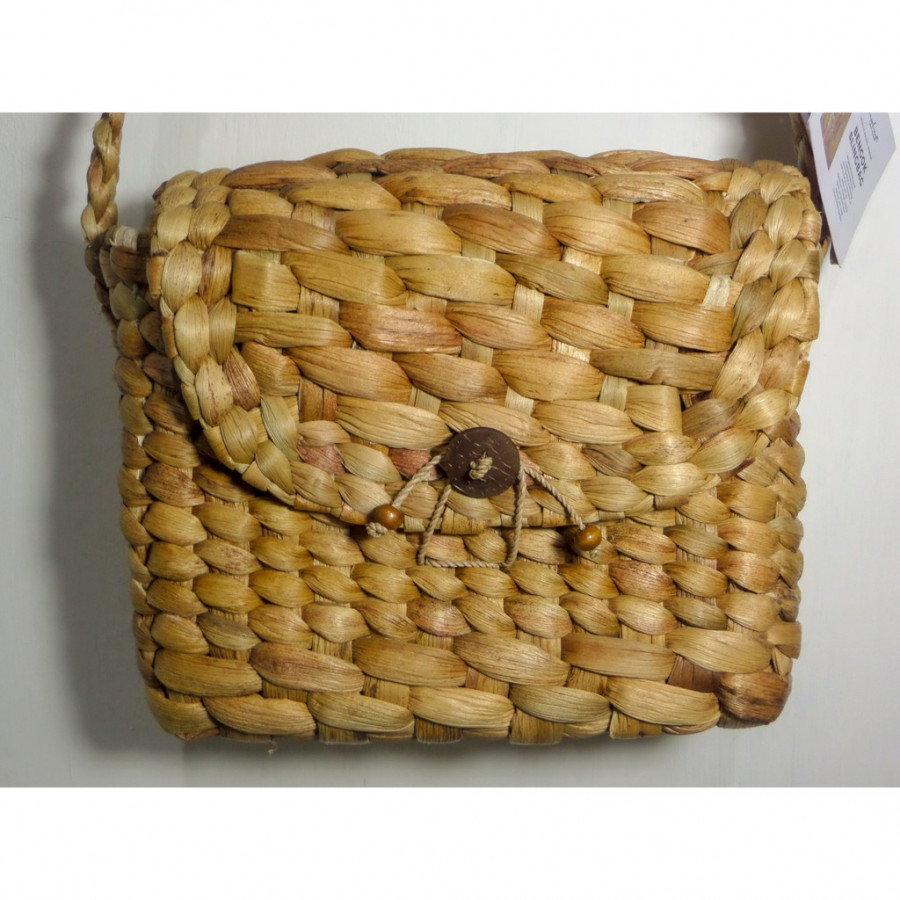 Bengok Sling Bag Small Horizontal_Tas Enceng Gondok Handmade
