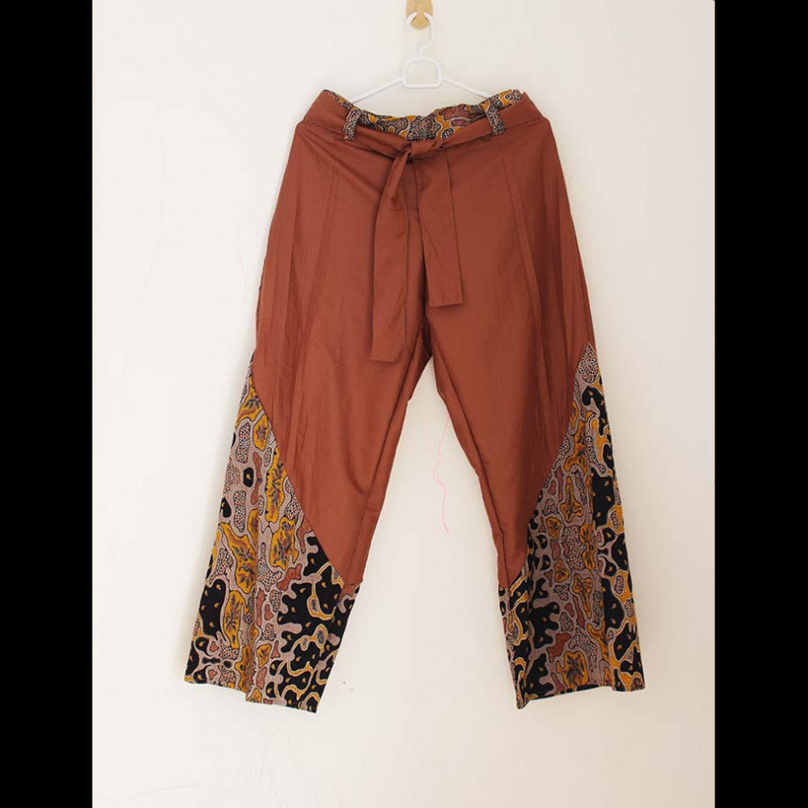 GESYAL Celana Panjang Kulot Wanita Batik Variasi Bawah