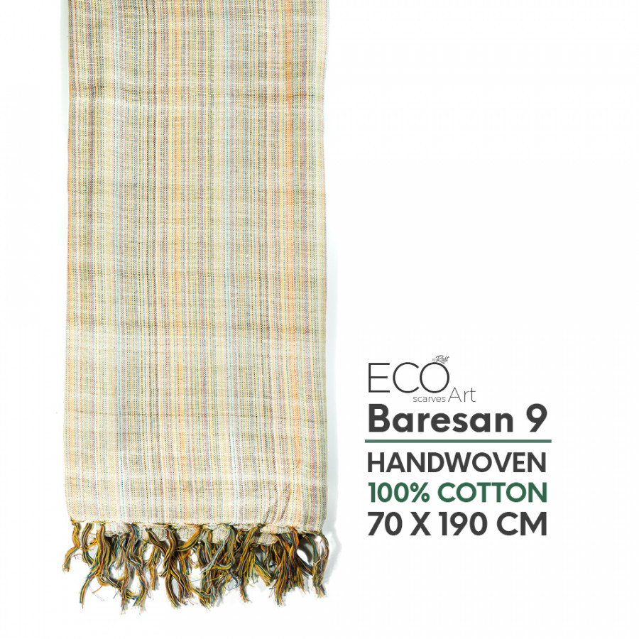 KERAFT Eco Scarves Art Baresan 9 | 100% Cotton Pre-Washed