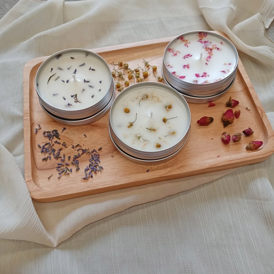 Aromatherapy Candle - Lilin Aromaterapi - Tea Light Candle (Rose)