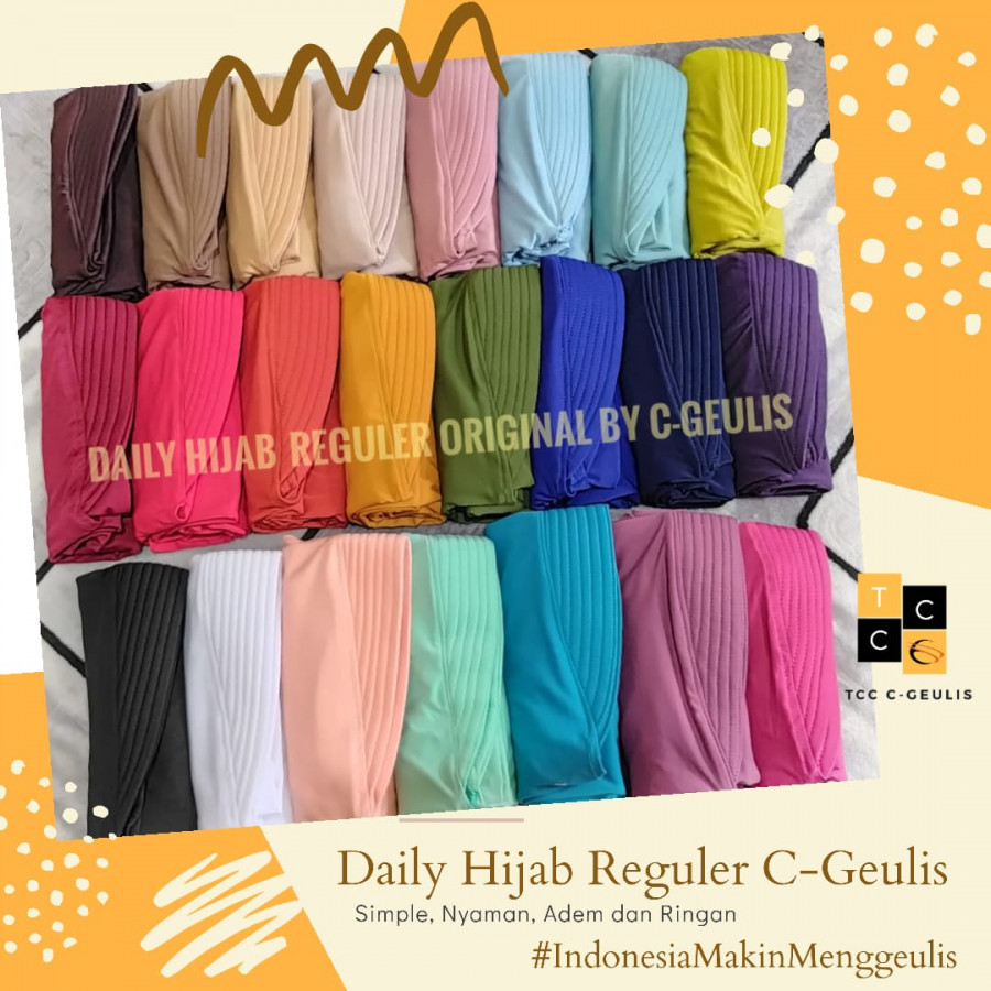 Daily Hijab Reguler (3 buah)
