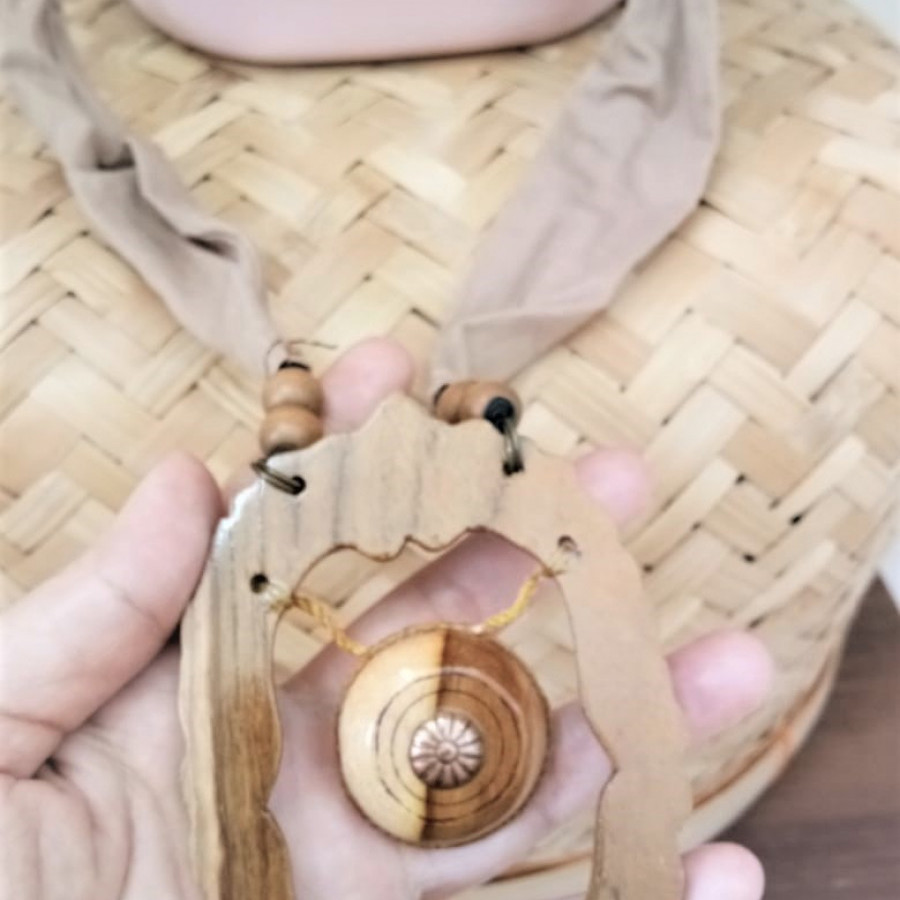 Kalung Batik Kayu Kalung Syal Gamelan Gong Serut 189 GESYAL Serut Bs Diatur