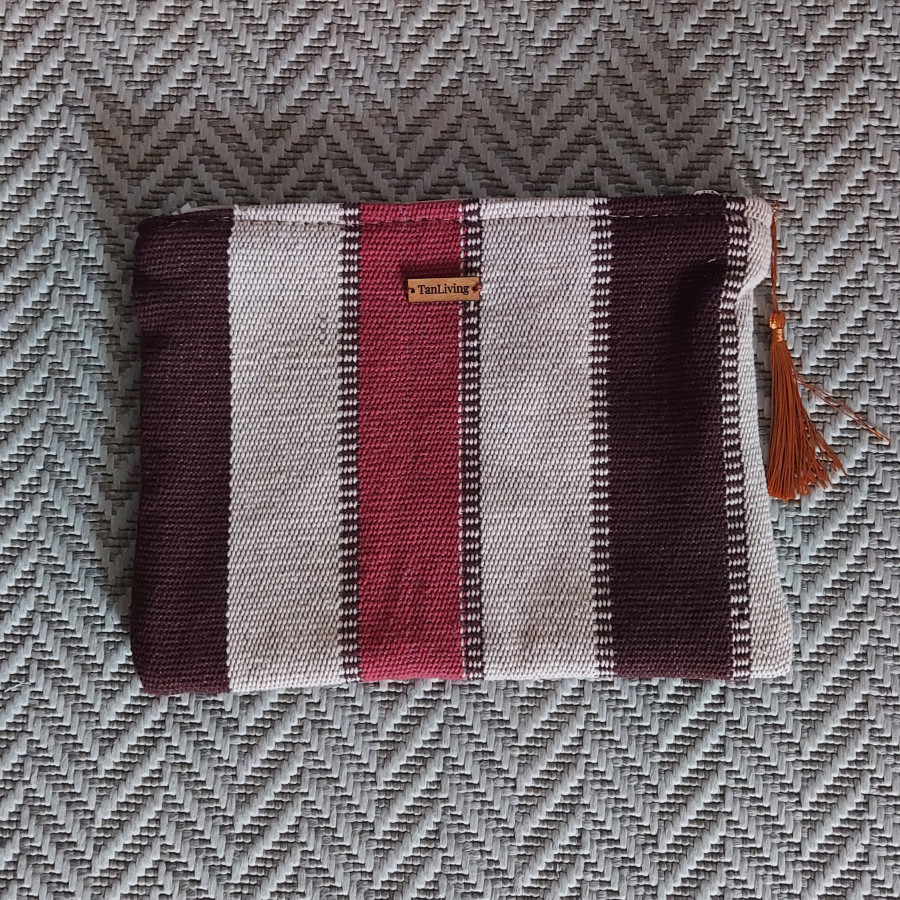 Stripe Woven Purse
