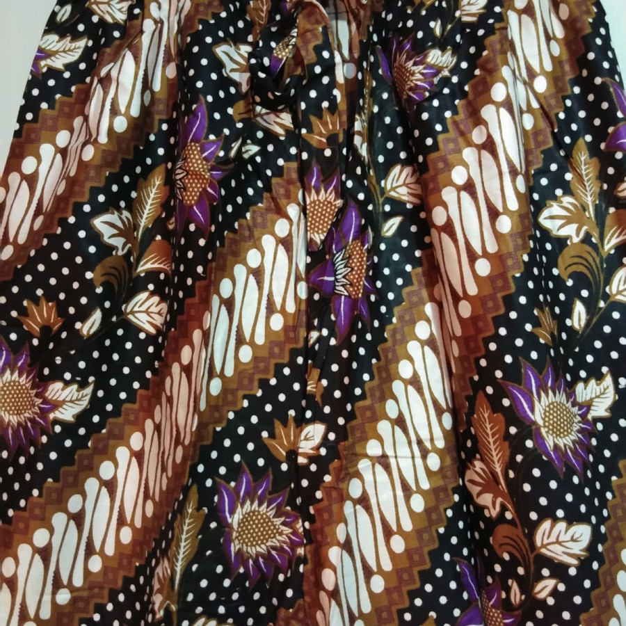 Kulot Panjang Batik Rayon Ungu