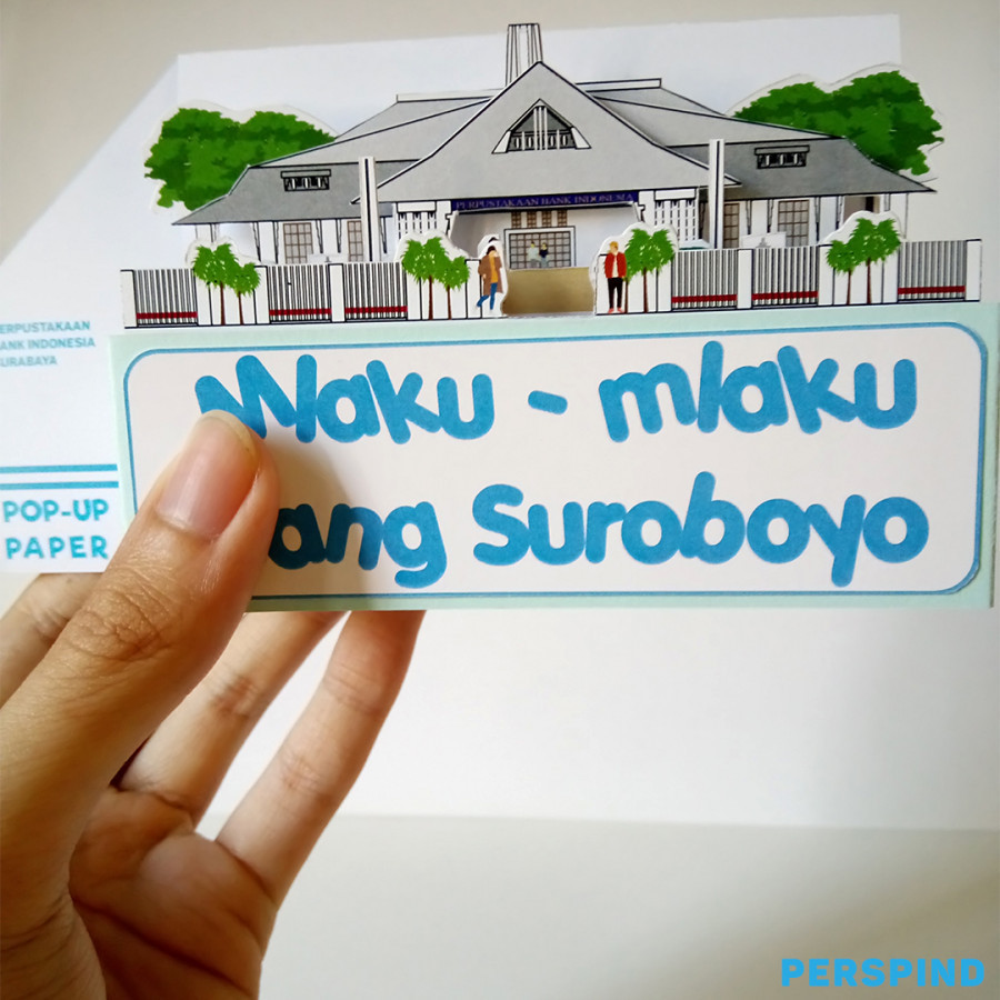 Pop Up Paper Perpustakaan Bank Indonesia Surabaya