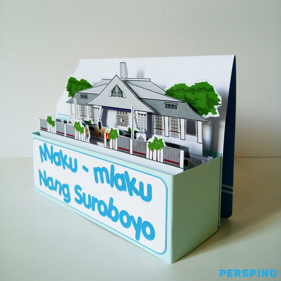 Pop Up Paper Perpustakaan Bank Indonesia Surabaya