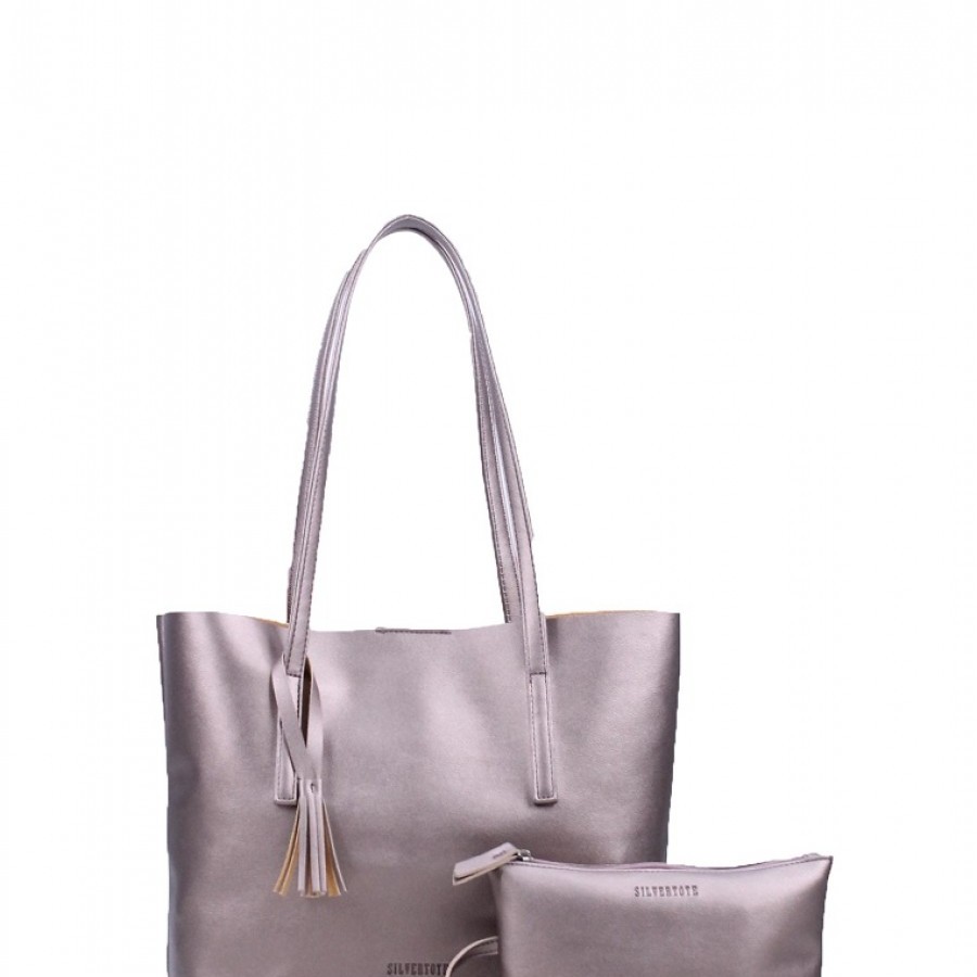 Silver Tote Kayla Tote Rose Gold