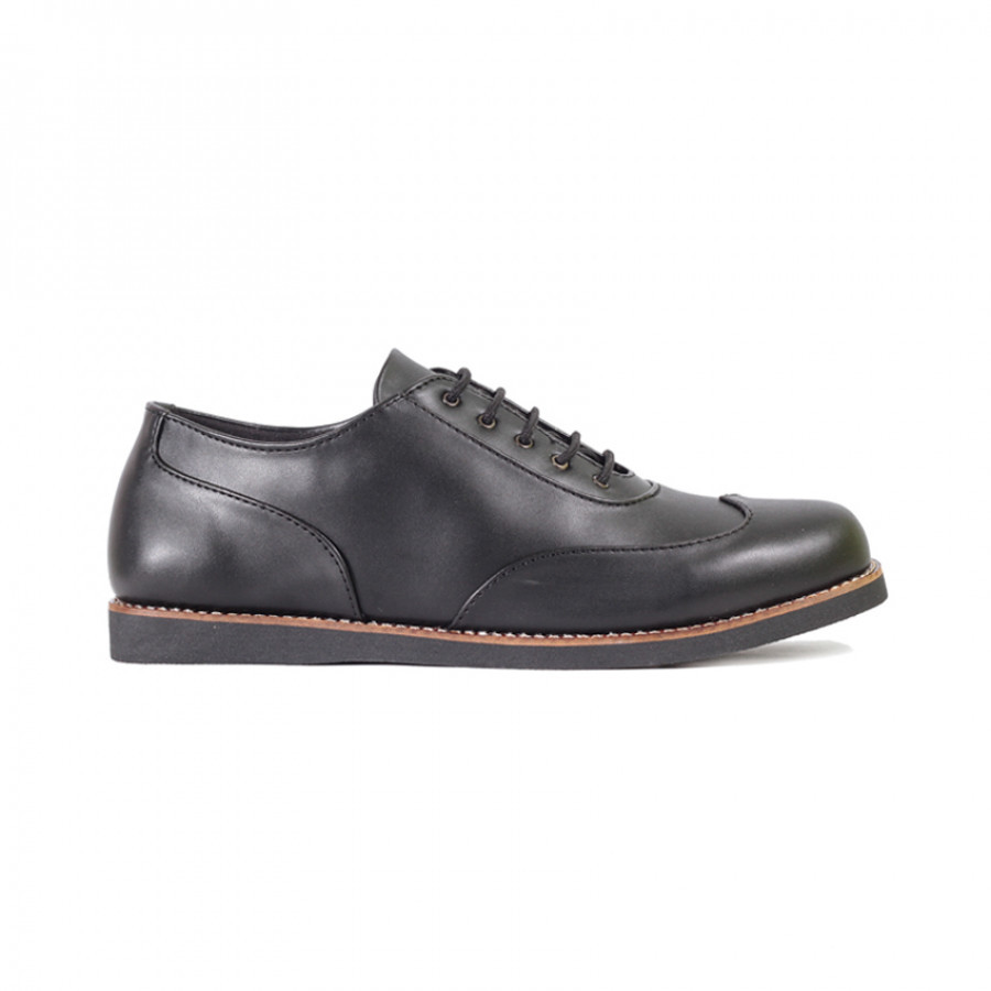 Morley Black | Zensa Footwear Sepatu Formal Pria Pantofel Shoes