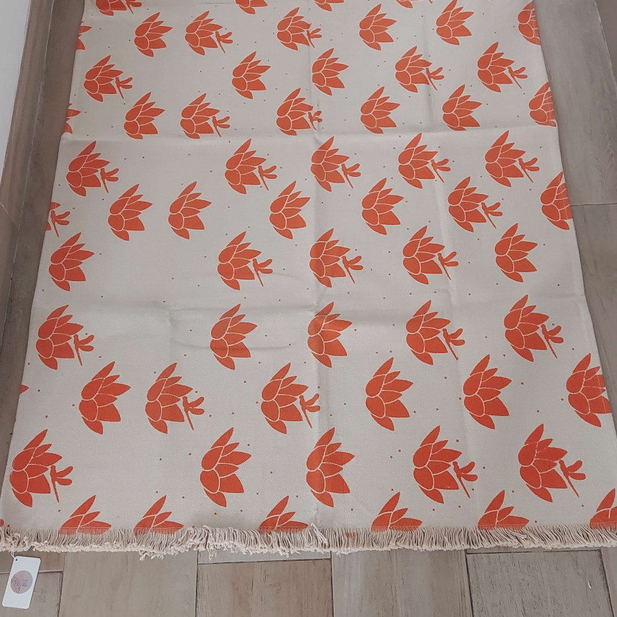 Rug Lantai Canvas Rumbai