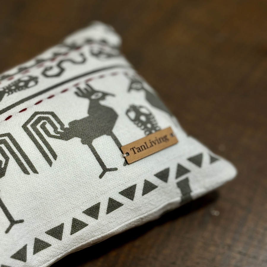 Pouch Sashiko Sumba - Grey