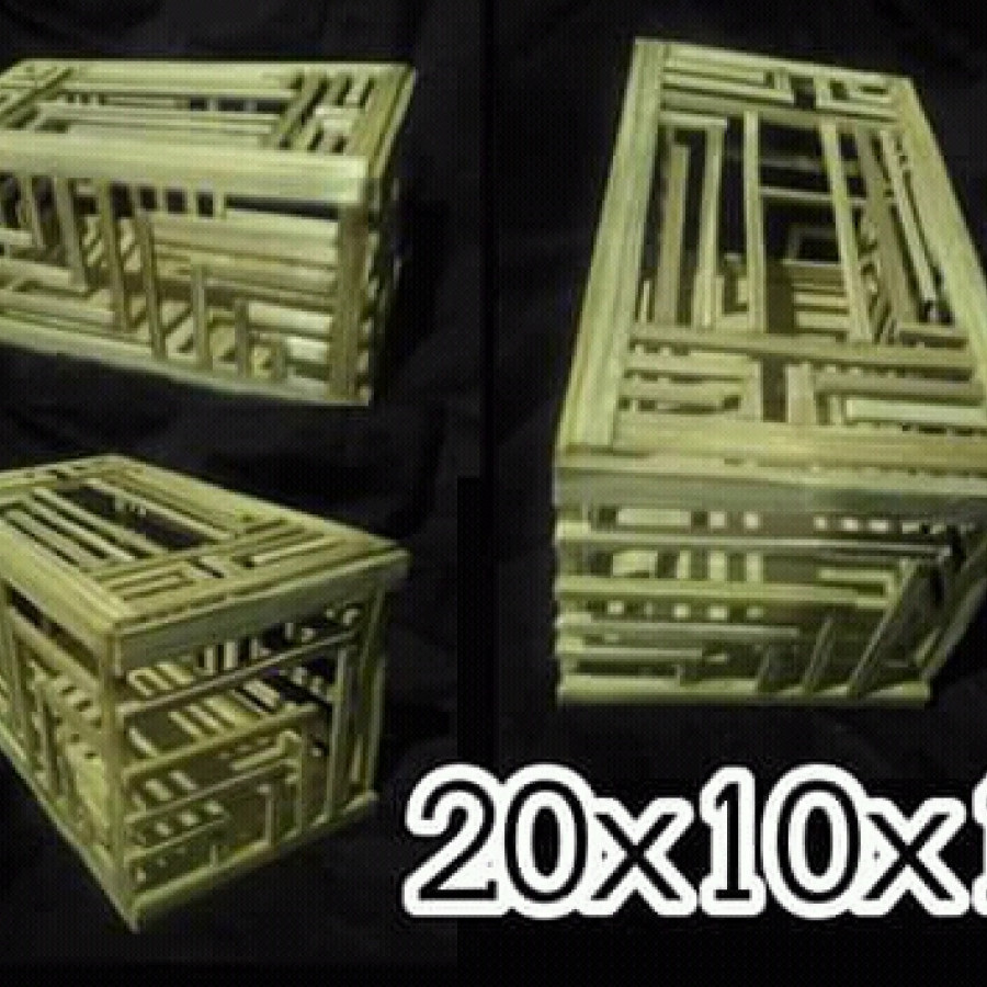 kotak tisu bambu handmade