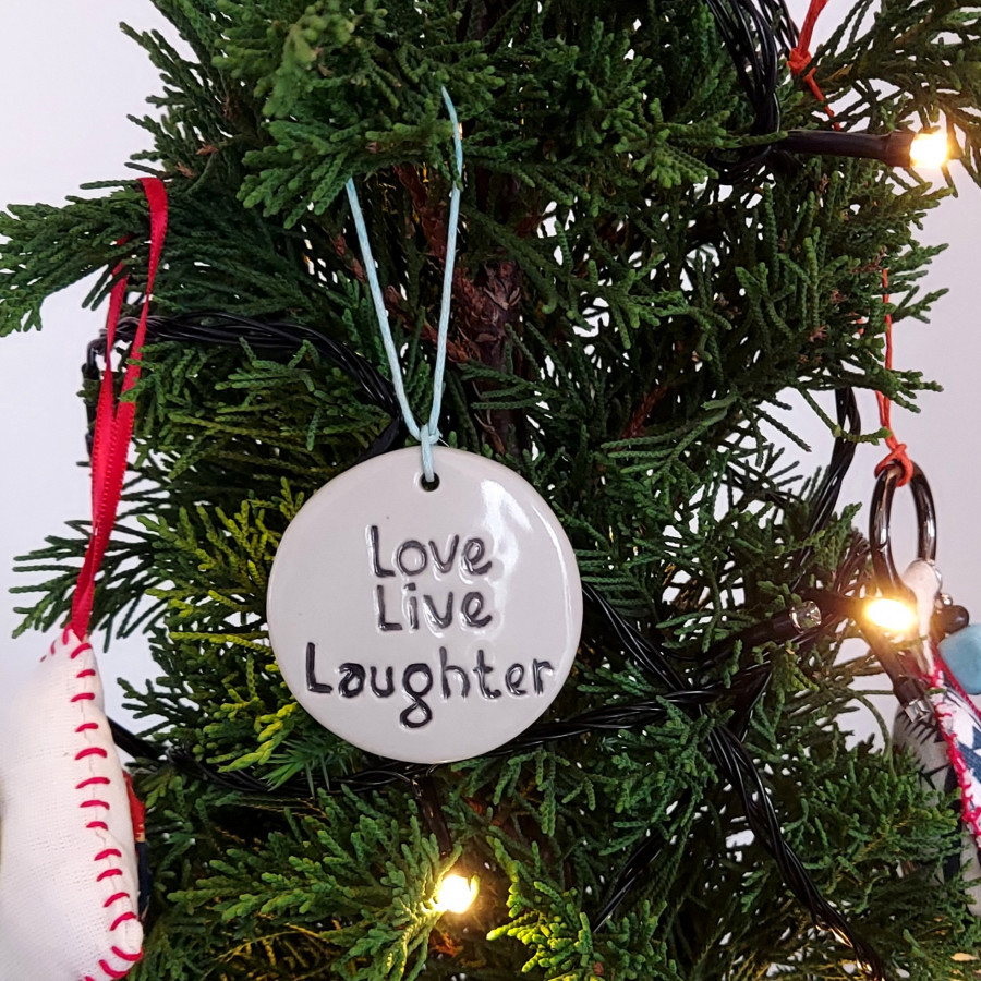 Mini Stone Xmas Ornament