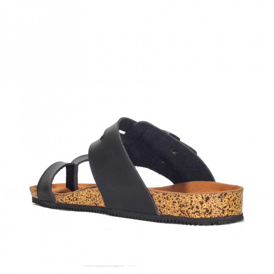 Alfaro Black | Zensa Footwear Sandal Jepit Pria Casual