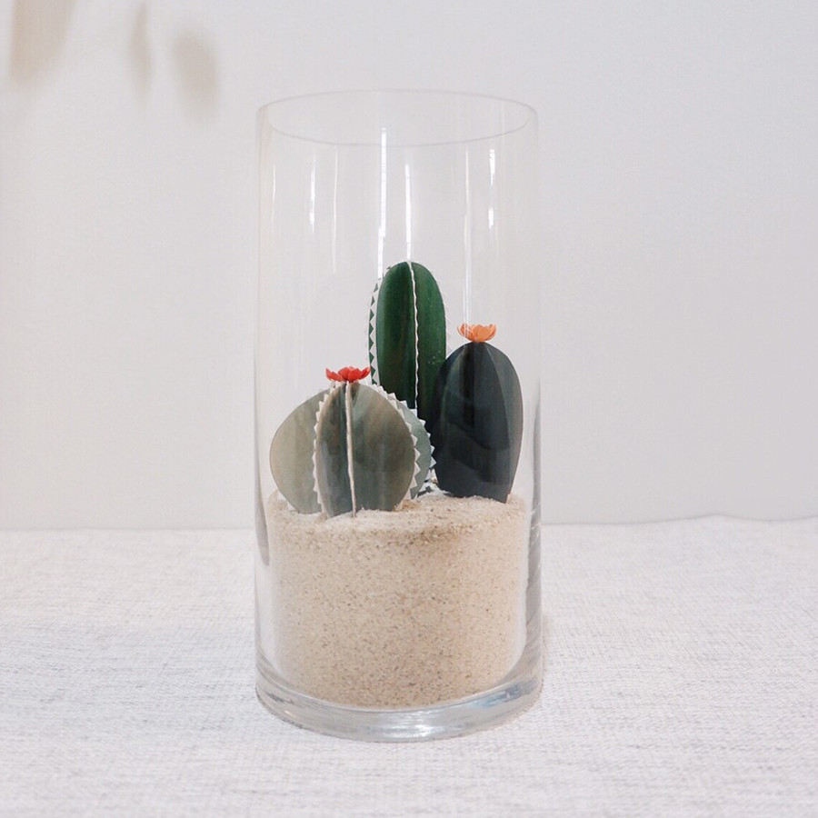 Cacti In A Jar - Kaktus Kertas
