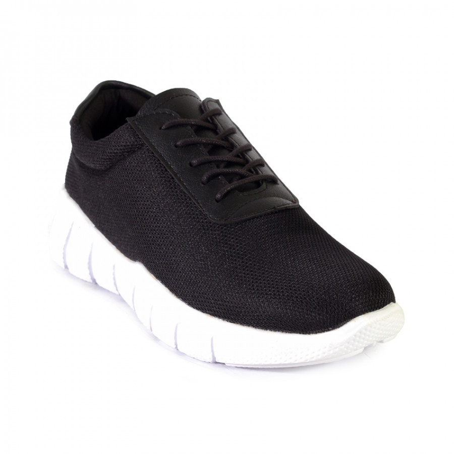 Velocity Black | Zensa Footwear Sepatu Sneaker Pria Casual