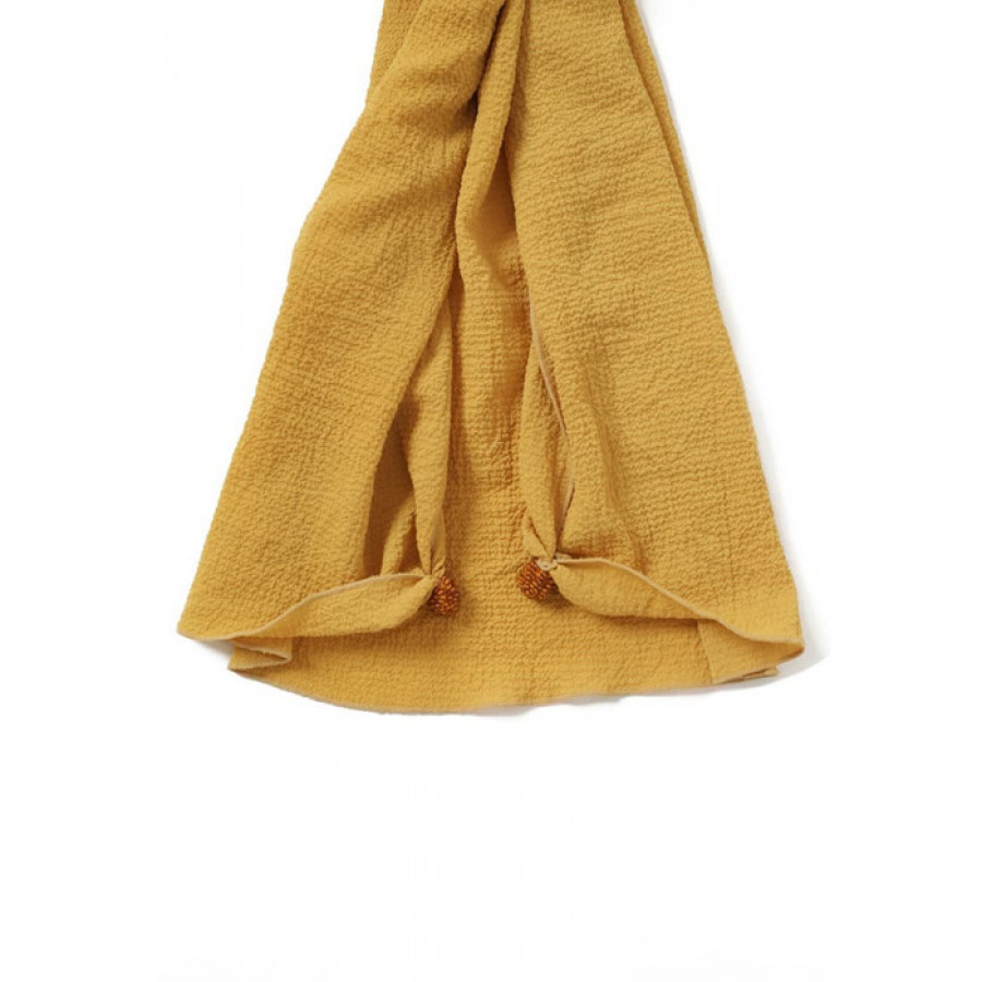 GESYAL Syal scarf Crepe  polos Mustard