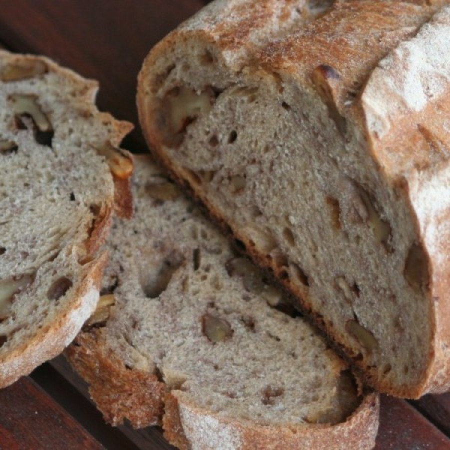 Sourdough French Style Country Bread with Walnuts - 500g