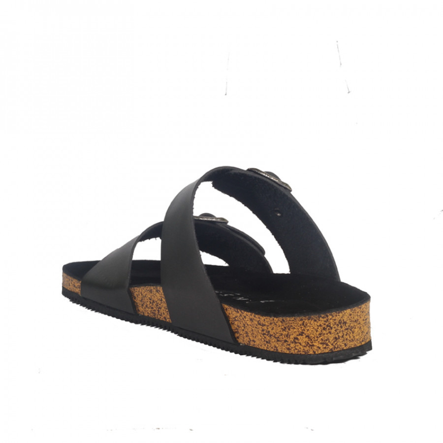 Xander Full Black | Zensa Footwear Sandal Jepit Pria Casual