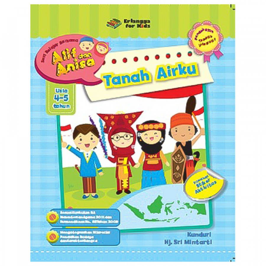 Erlangga For Kids - Sbbaa: Tematik Integratif 5-6Th: Tanah Airku # - 2014002430