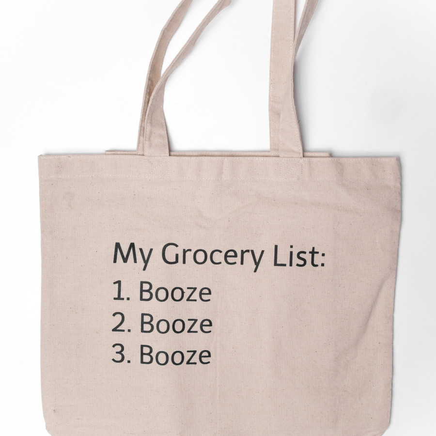 Booze Grocery Bag