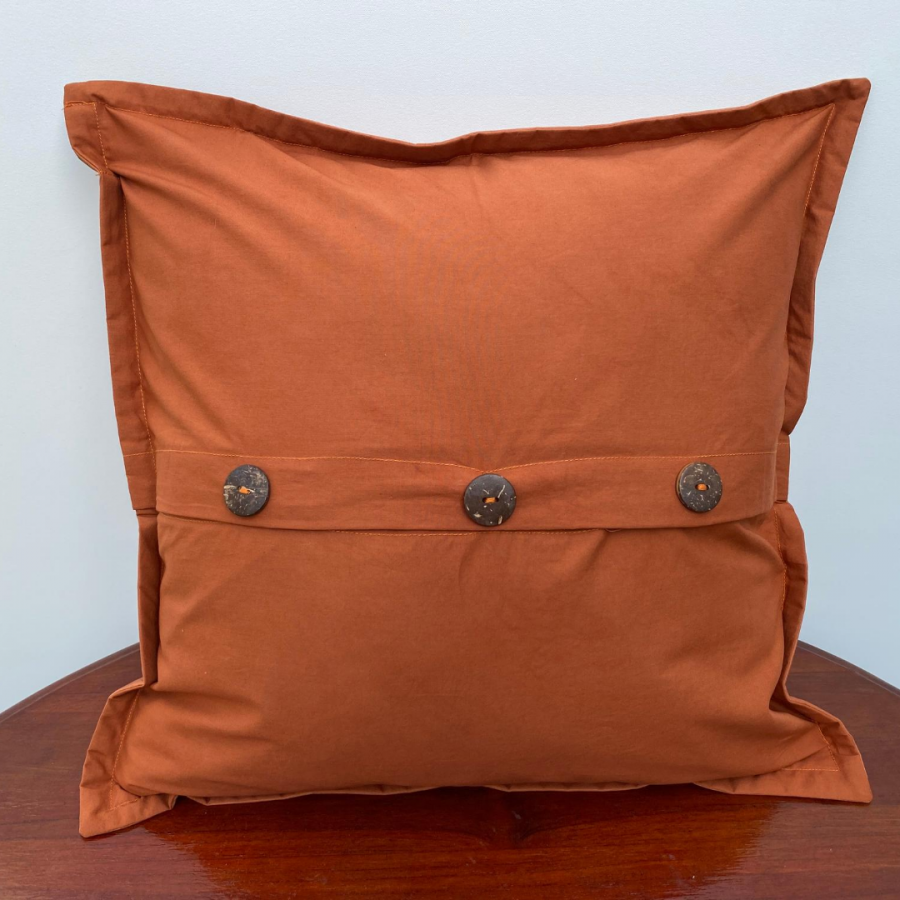 Natural Dye Cushion Cover - Kawung Silih