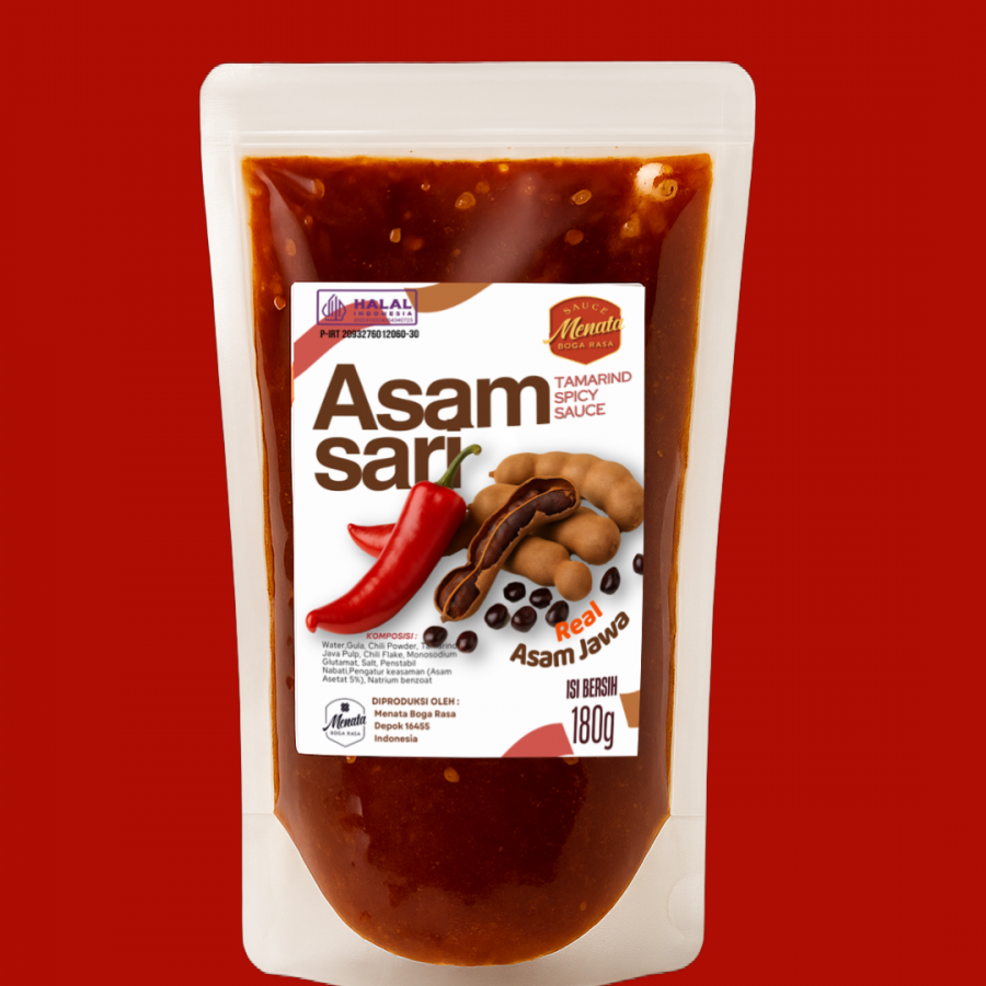 Carton 24 pcs - Sauce Menata Boga Rasa- Saus Asam Sari | 24 pcs x 180 gr