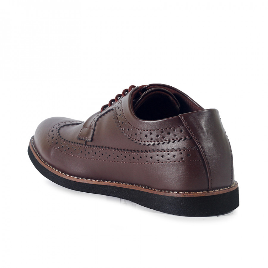 Blaze Brown | Zensa Footwear Sepatu Formal Pria Pantofel Shoes