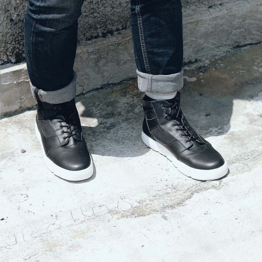 Lunatica Footwear Morgue Black | Sepatu Sneaker Pria Casual