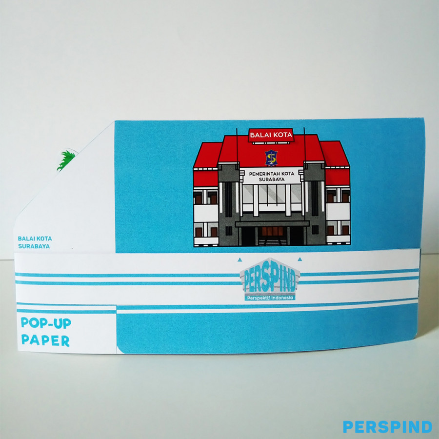 Pop Up Paper Balai Kota Surabaya