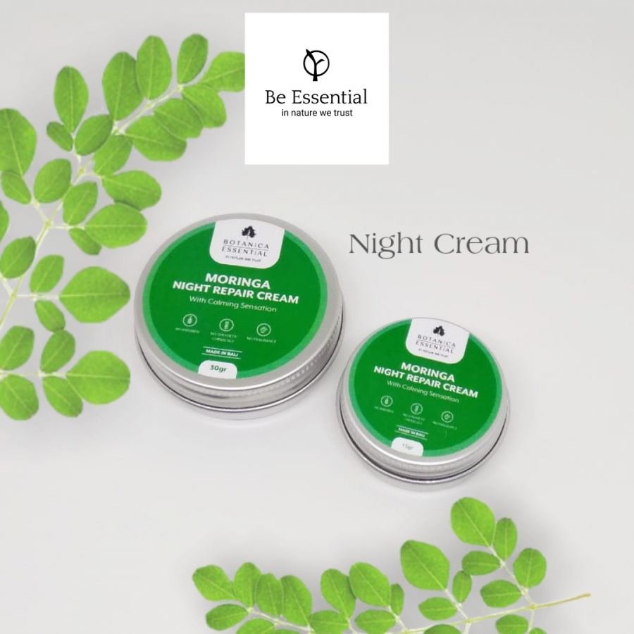 Be Essential Moringa Night Cream Untuk Perawatan 3 bulan