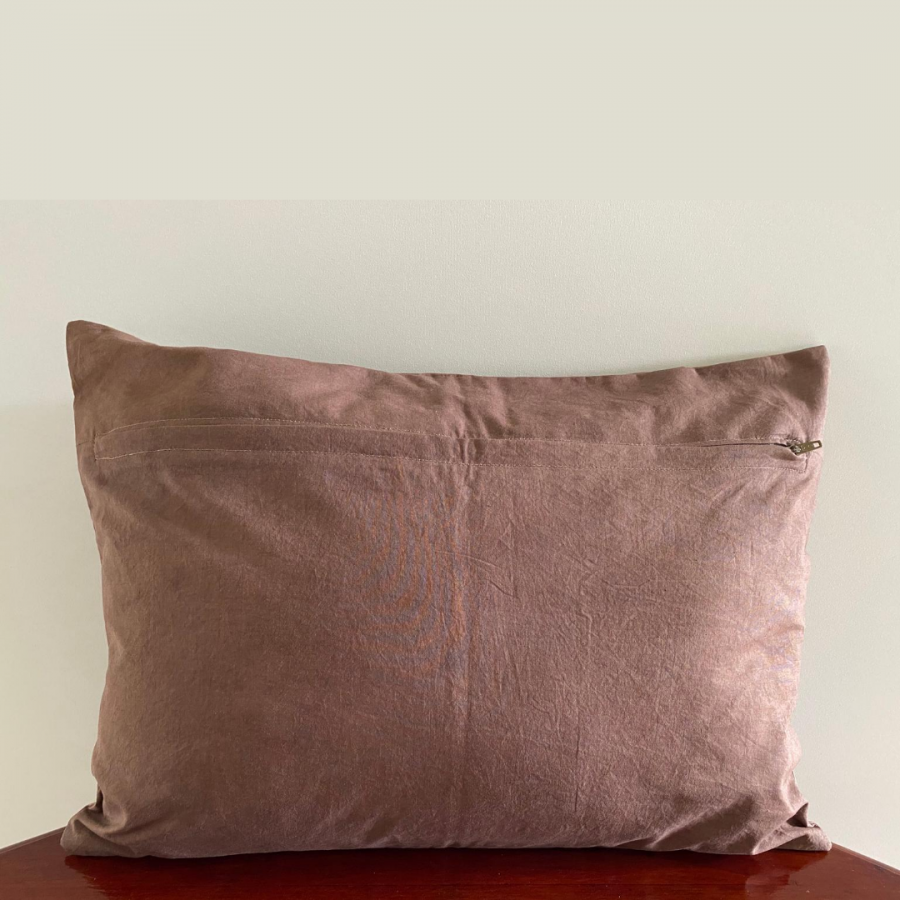 Natural Dye Jumputan Cushion Cover - Rembulan Kupu